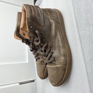 Birkenstock Bartlett Brown Leather Mens High Top Boots - Size 41